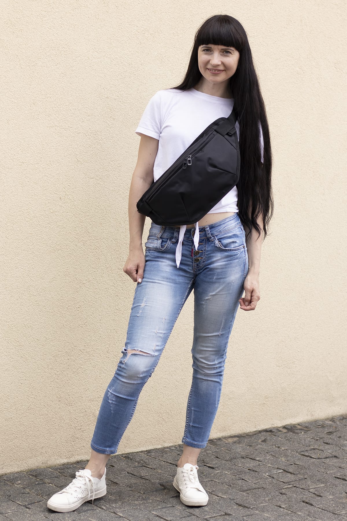 Сумка бананка Tiger Single Чорний (гучі)