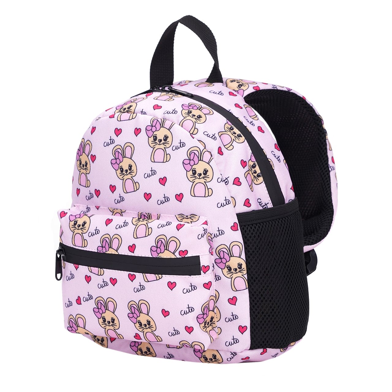 Рюкзак Tiger Baby Print+ Зайчики рожеві