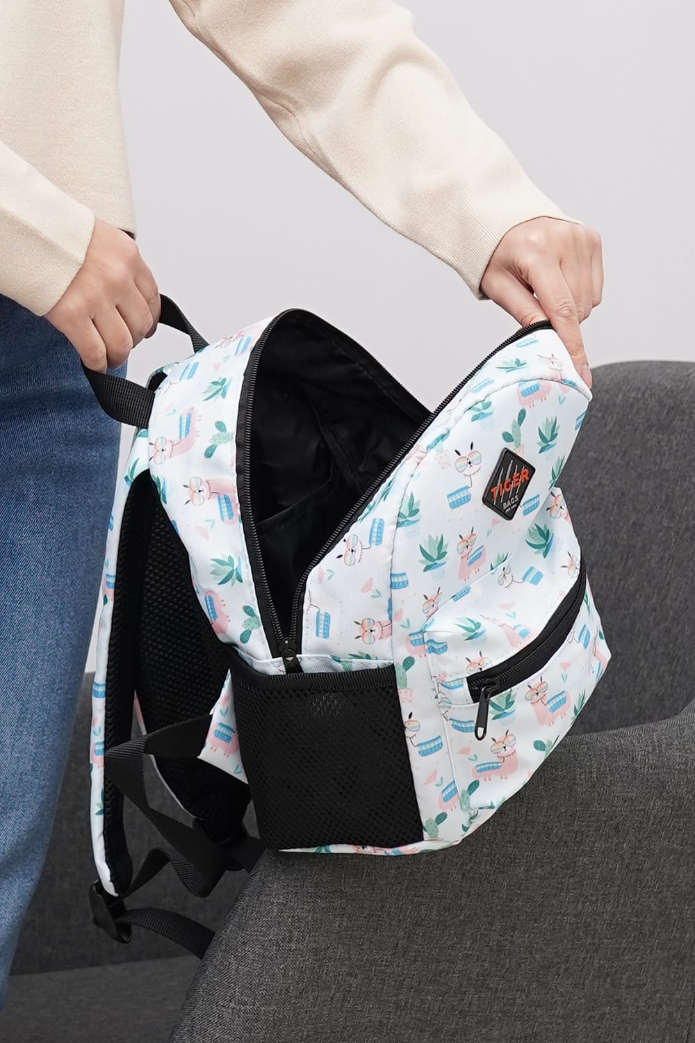 Рюкзак Tiger Baby Print+ Лами