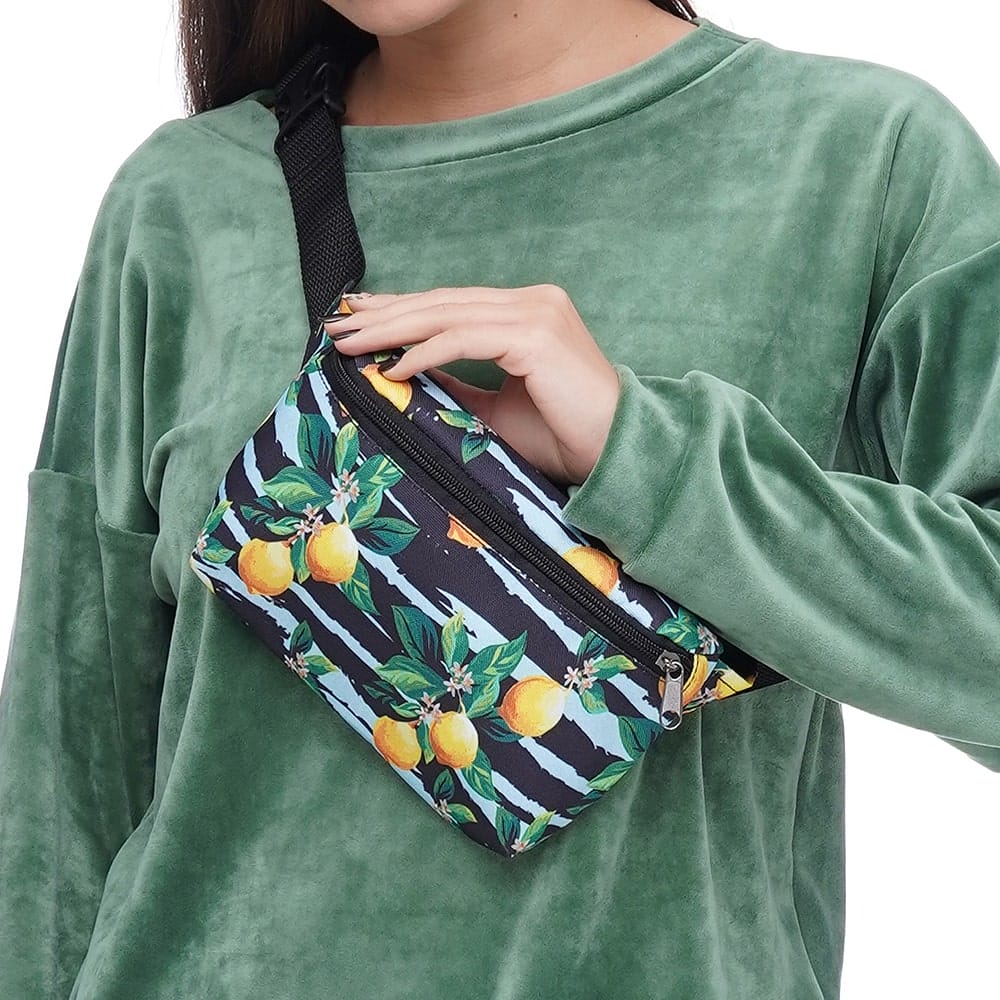 Сумка поясна Tiger Ficsi Print Лимони