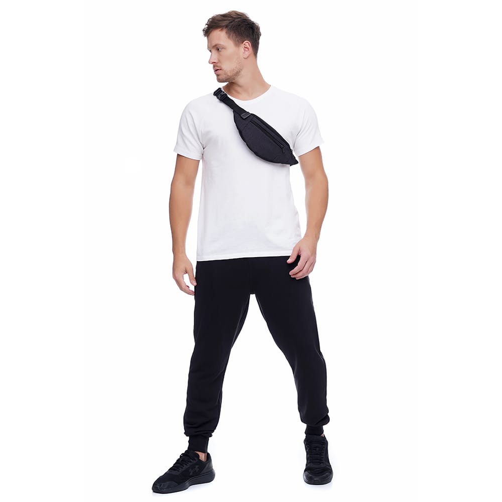 Сумка поясна Tiger Oliver Print Котон чорний