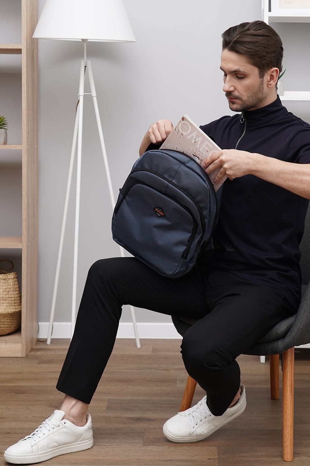 Міський рюкзак Tiger Neo Сірий (Гучі)