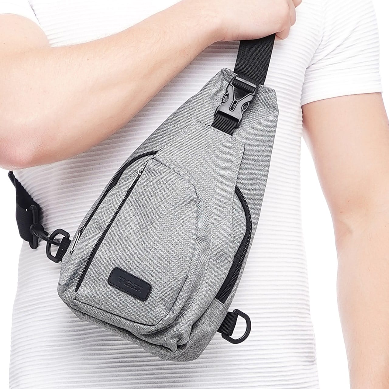 Сумка через плечо Tiger Joker Canvas Сірий