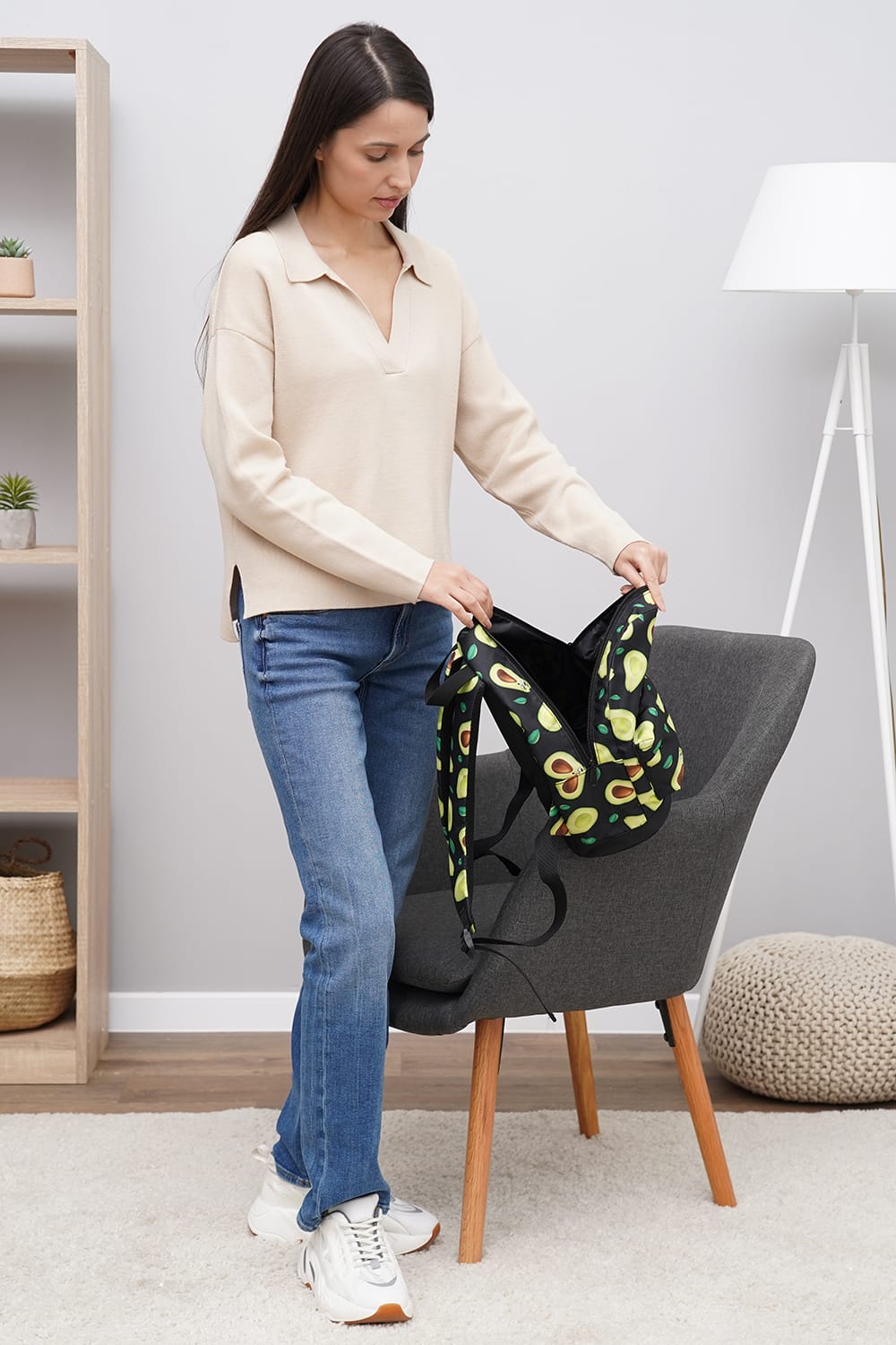 Рюкзак Tiger Little Print+ Авокадо