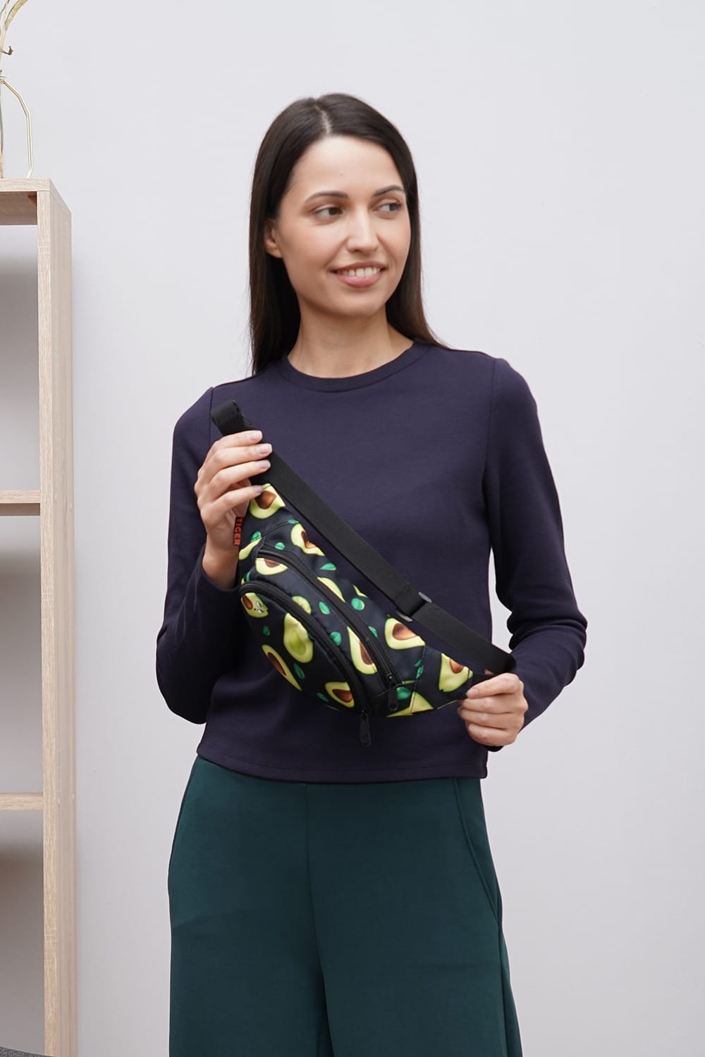 Сумка поясна Tiger Rio Print+ Авокадо