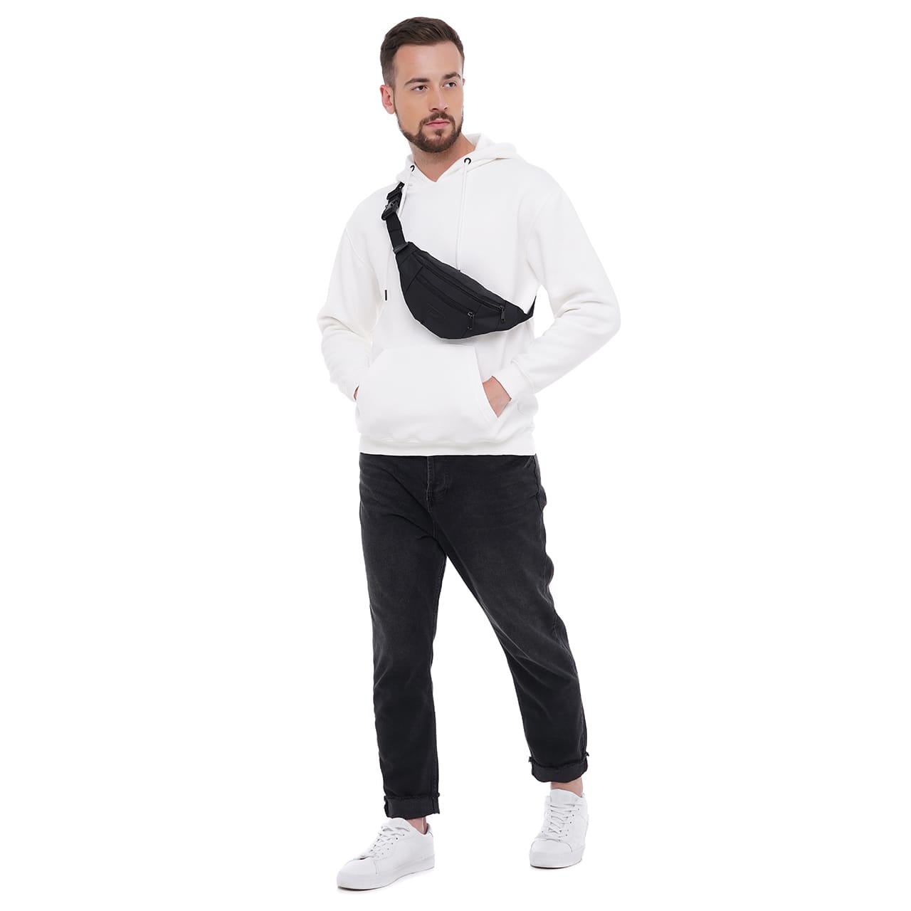 Сумка поясна Tiger Oliver Чорний