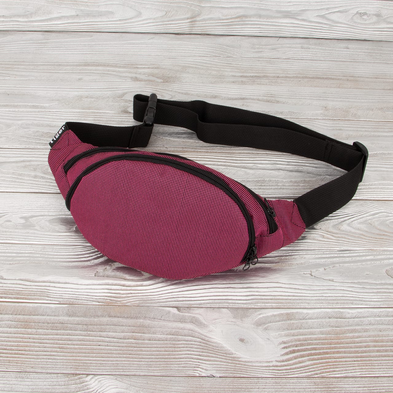 Сумка бананка Tiger Moon 1680 Бордо