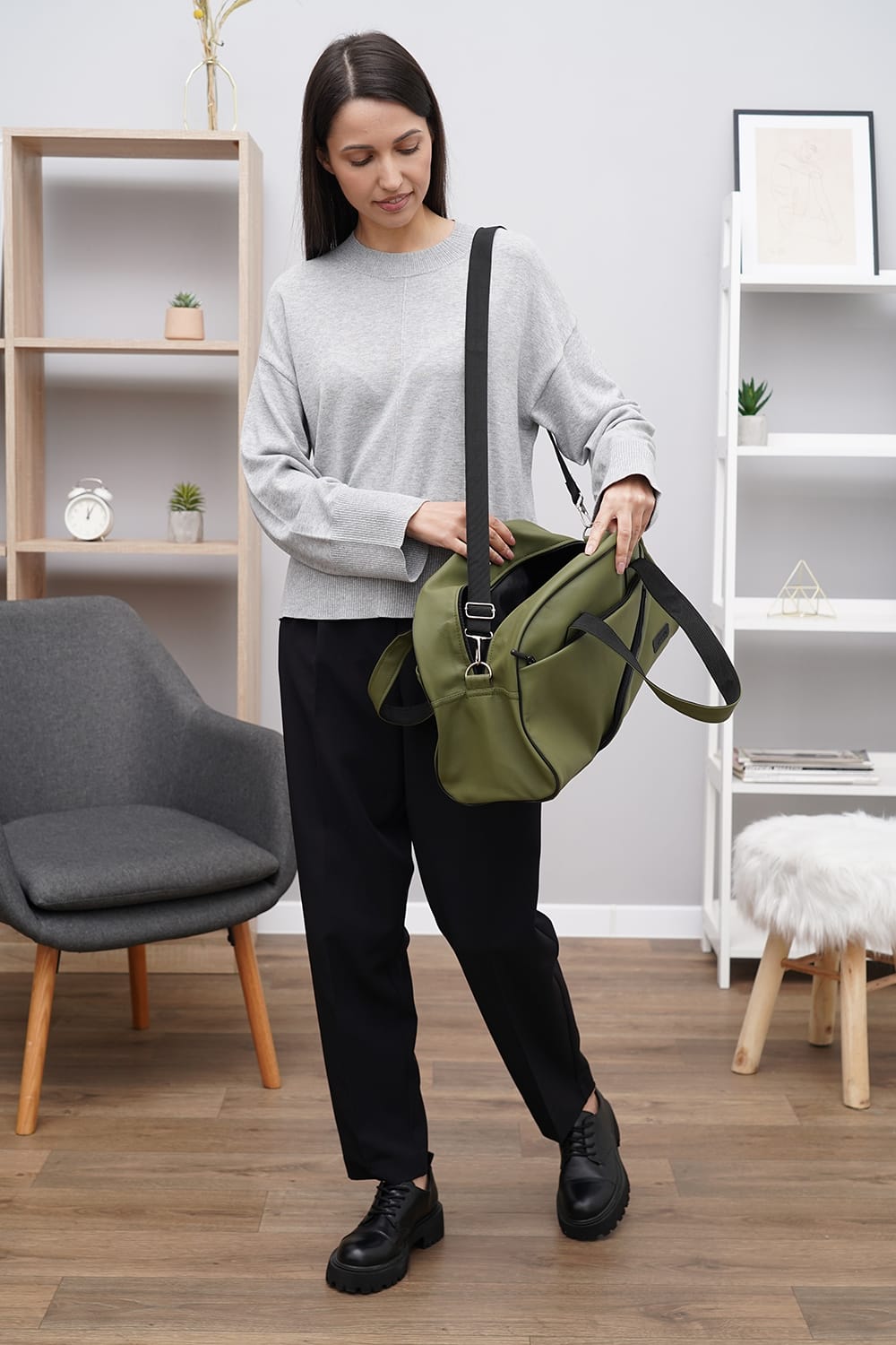 Спортивна Сумка Tiger Fitness Pearl Хакі