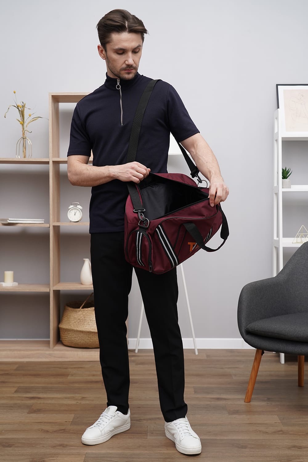 Сумка Tiger Спорт 1 Бордо (Гучі)