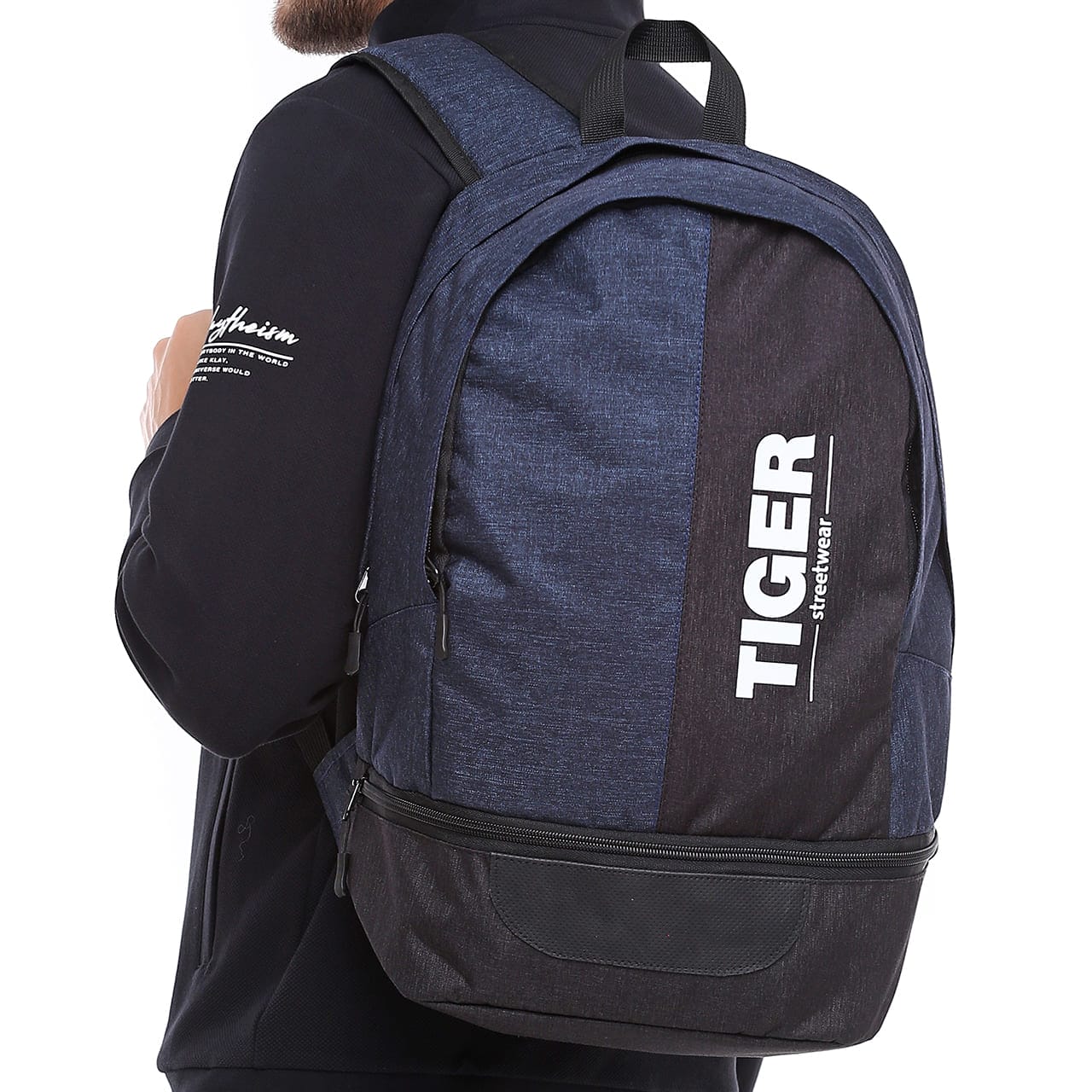 Міський рюкзак Tiger Class Print Котон синій темний 2