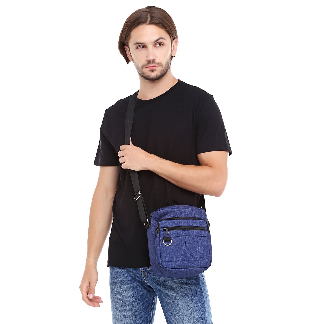 Сумка через плече Tiger Leo Котон синій 2