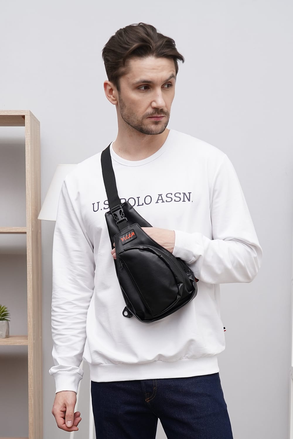 Сумка через плече Tiger Joker Pearl Чорний