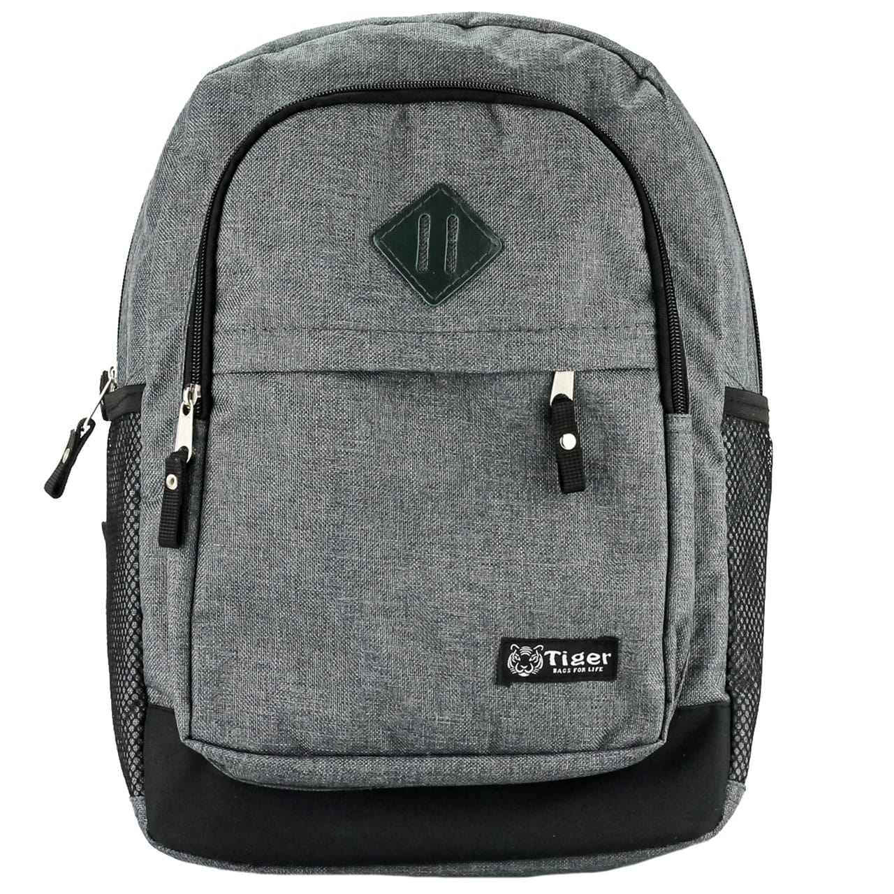 Рюкзак Tiger Art Print Котон сірий темний