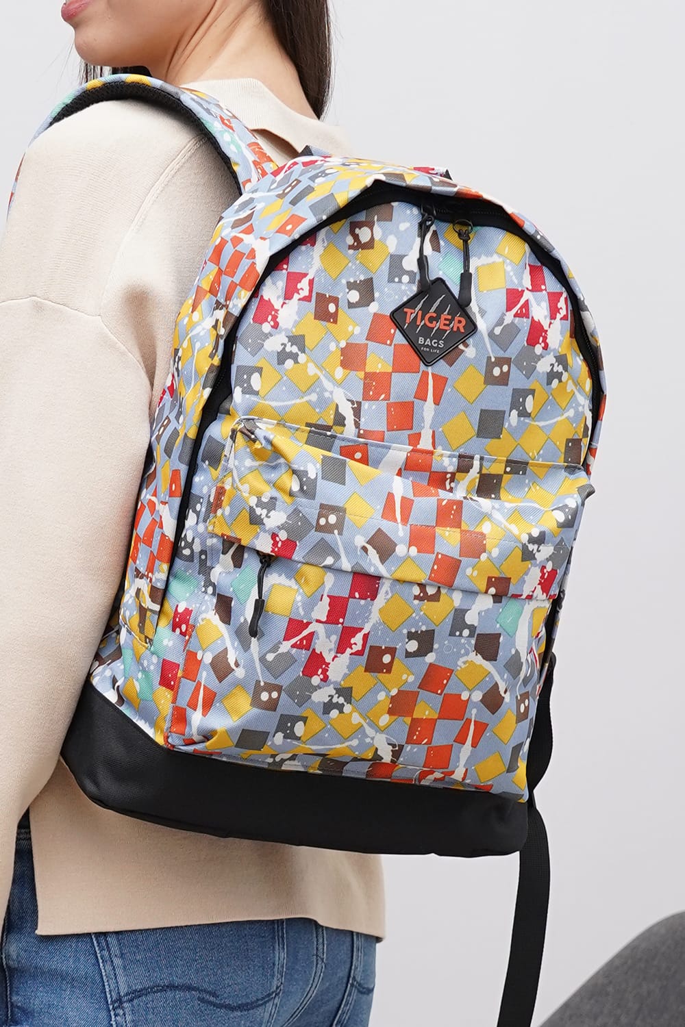 Міський рюкзак Tiger Big Print Мозаїка світла