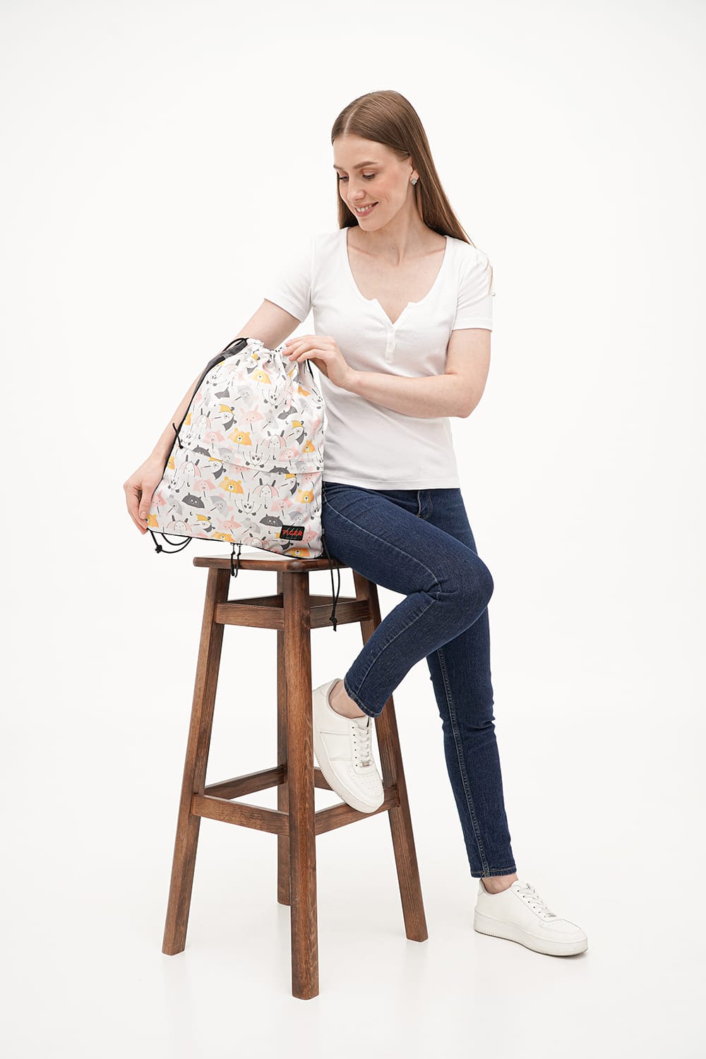 Рюкзак-мешок для взуття Tiger Print Парасольки