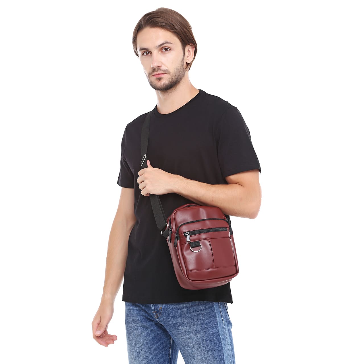 Сумка через плече Tiger Leo Pearl Бордо