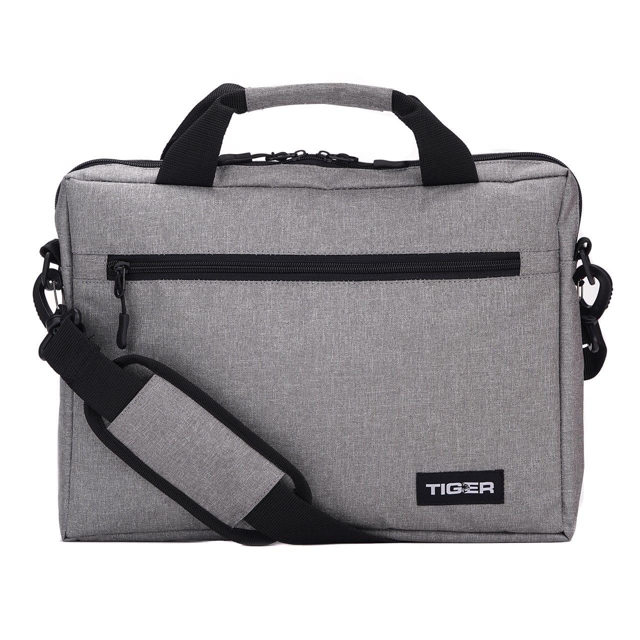 Сумка для ноутбука 14" Tiger маленька котон сірий світлий 2