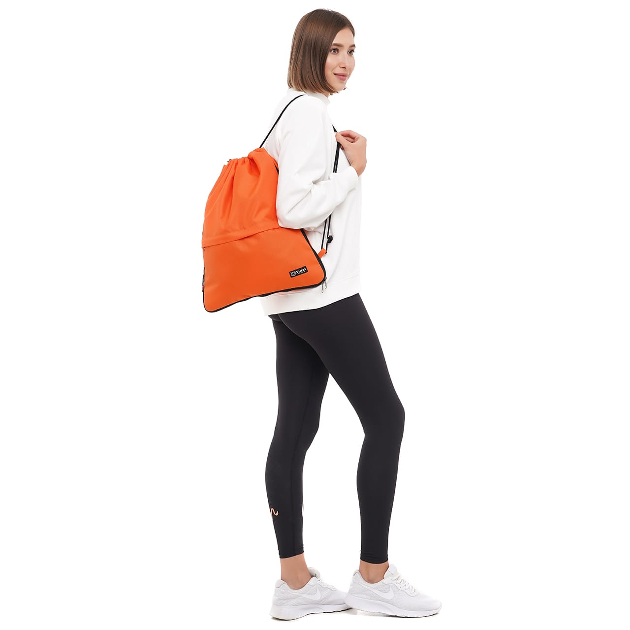 Рюкзак-мешок для взуття Tiger Помаранчевий