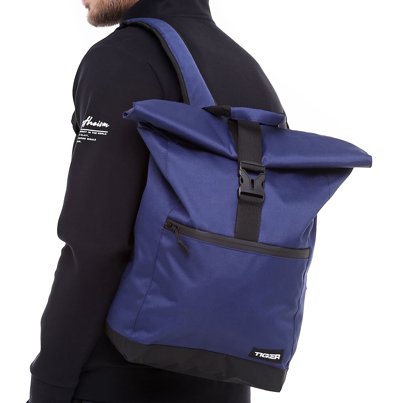 Міський рюкзак Tiger Rol Top Темно-синій