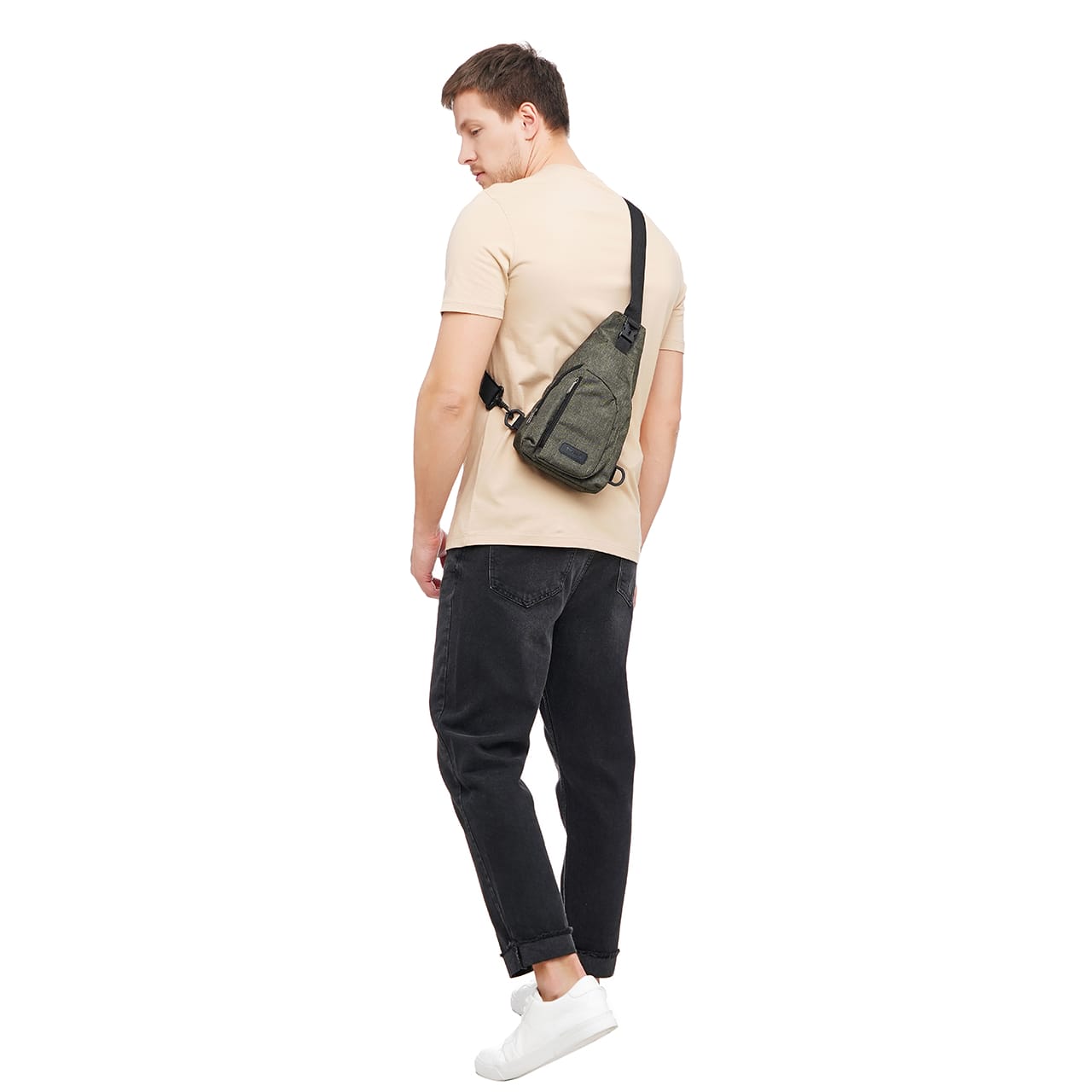 Сумка через плечо Tiger Joker Pearl Котон хакі темний 2