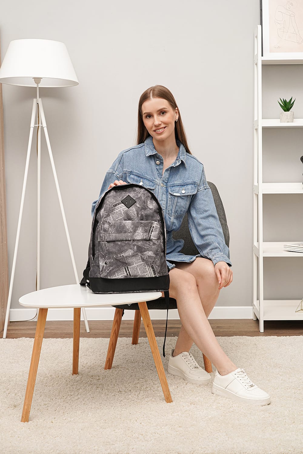 Міський рюкзак Tiger Big Print Газета