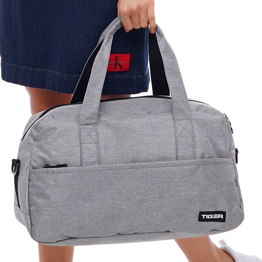 Дорожня сумка Tiger Long Котон сірий світлий 2