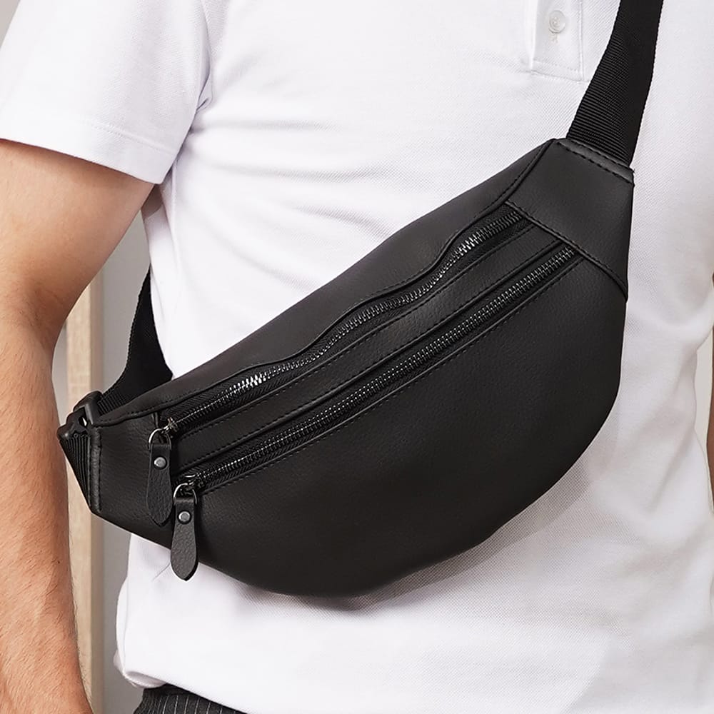 Сумка поясна Tiger Twix Pearl Lux Чорний