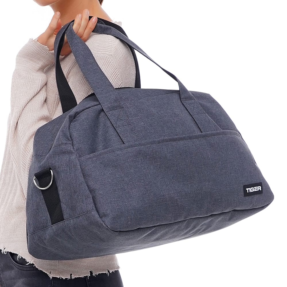 Дорожня сумка Tiger Long Котон сірий темний