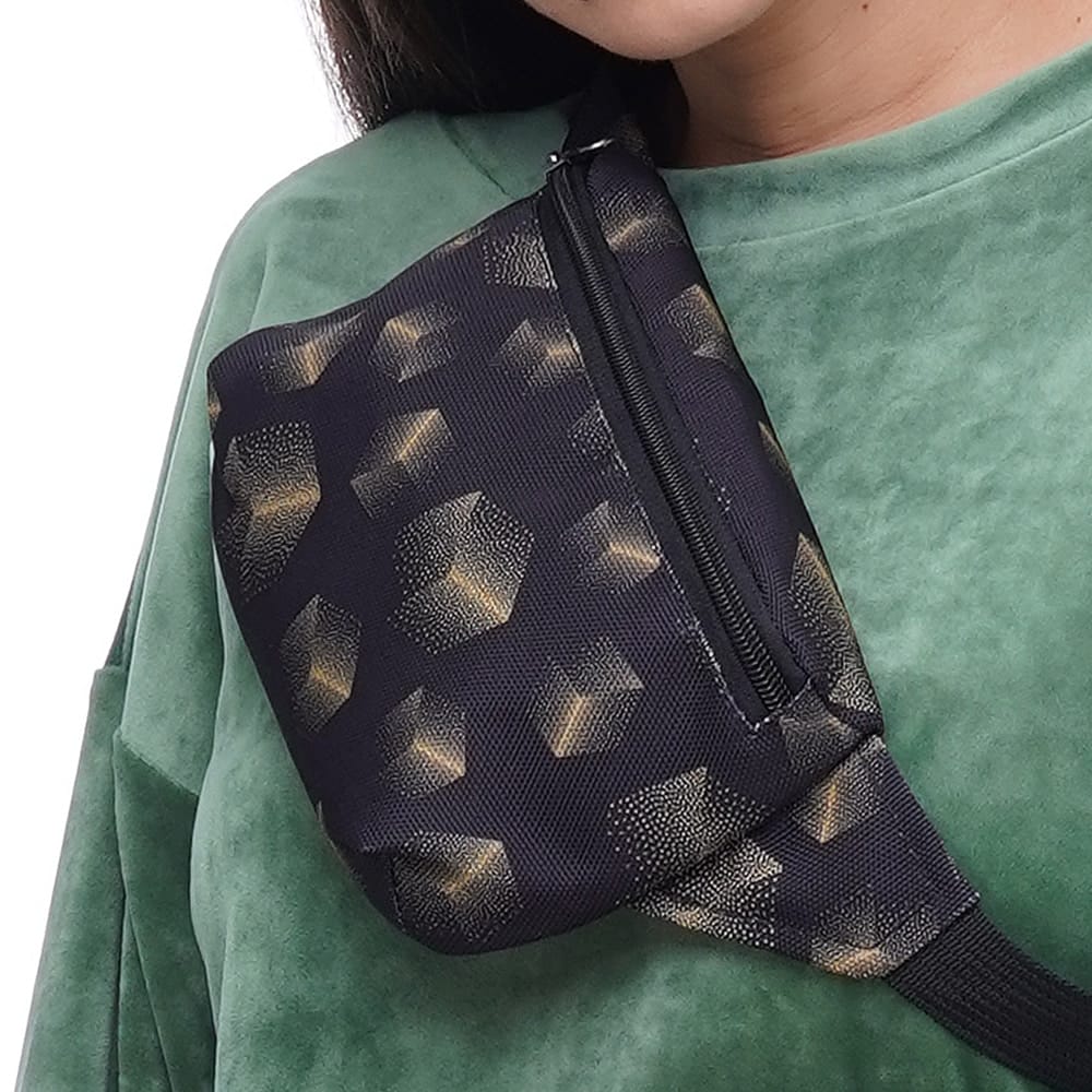 Сумка поясна Tiger Ficsi Print Кубики жовті