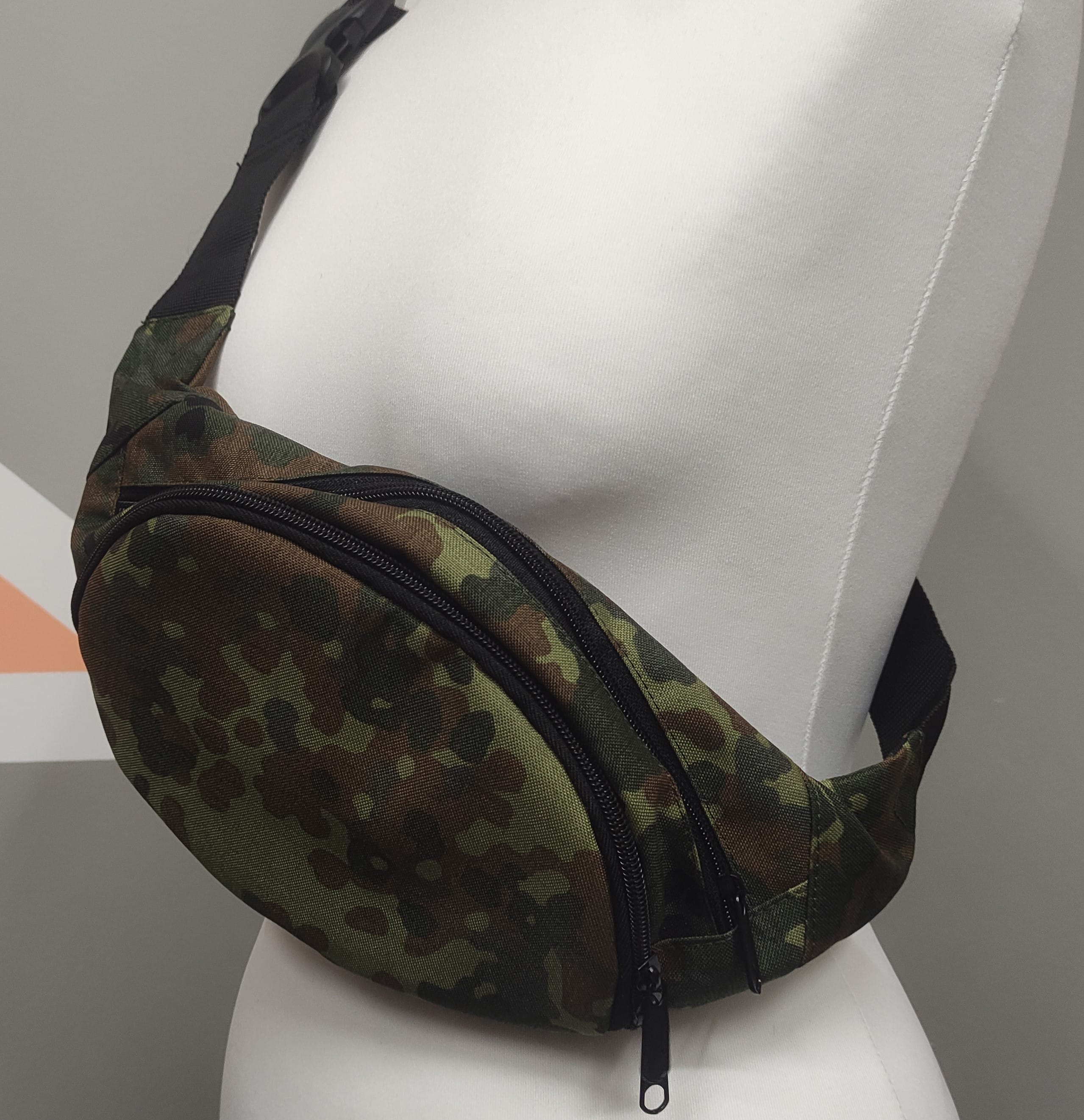 Сумка бананка Tiger Moon Камуфляж темний