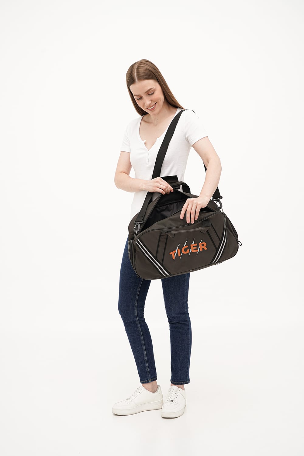 Сумка Tiger Спорт 1 Хакі темний (Гучі)