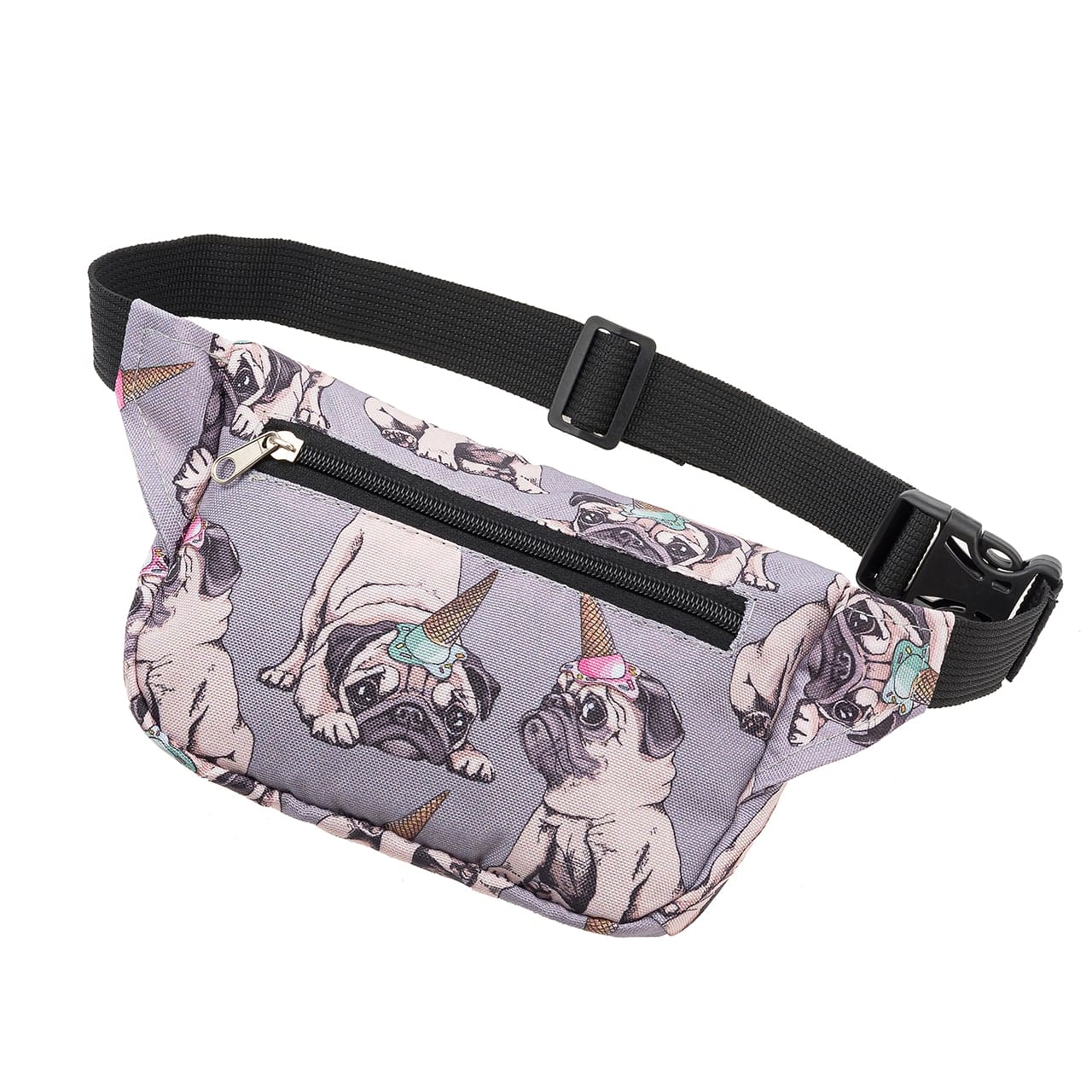 Сумка поясна Tiger Ficsi Print Веселий мопс