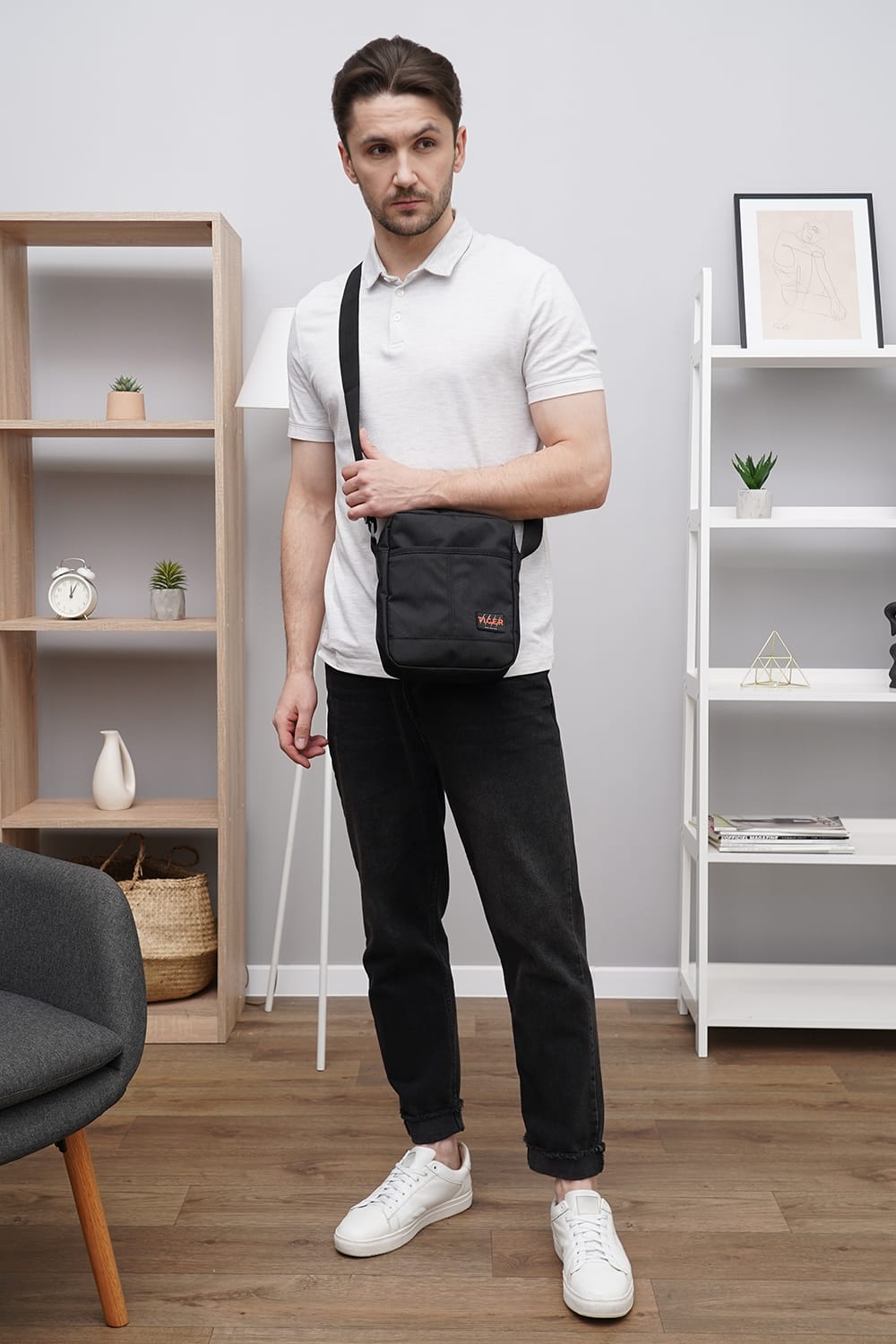 Сумка через плече Tiger Hip Чорний