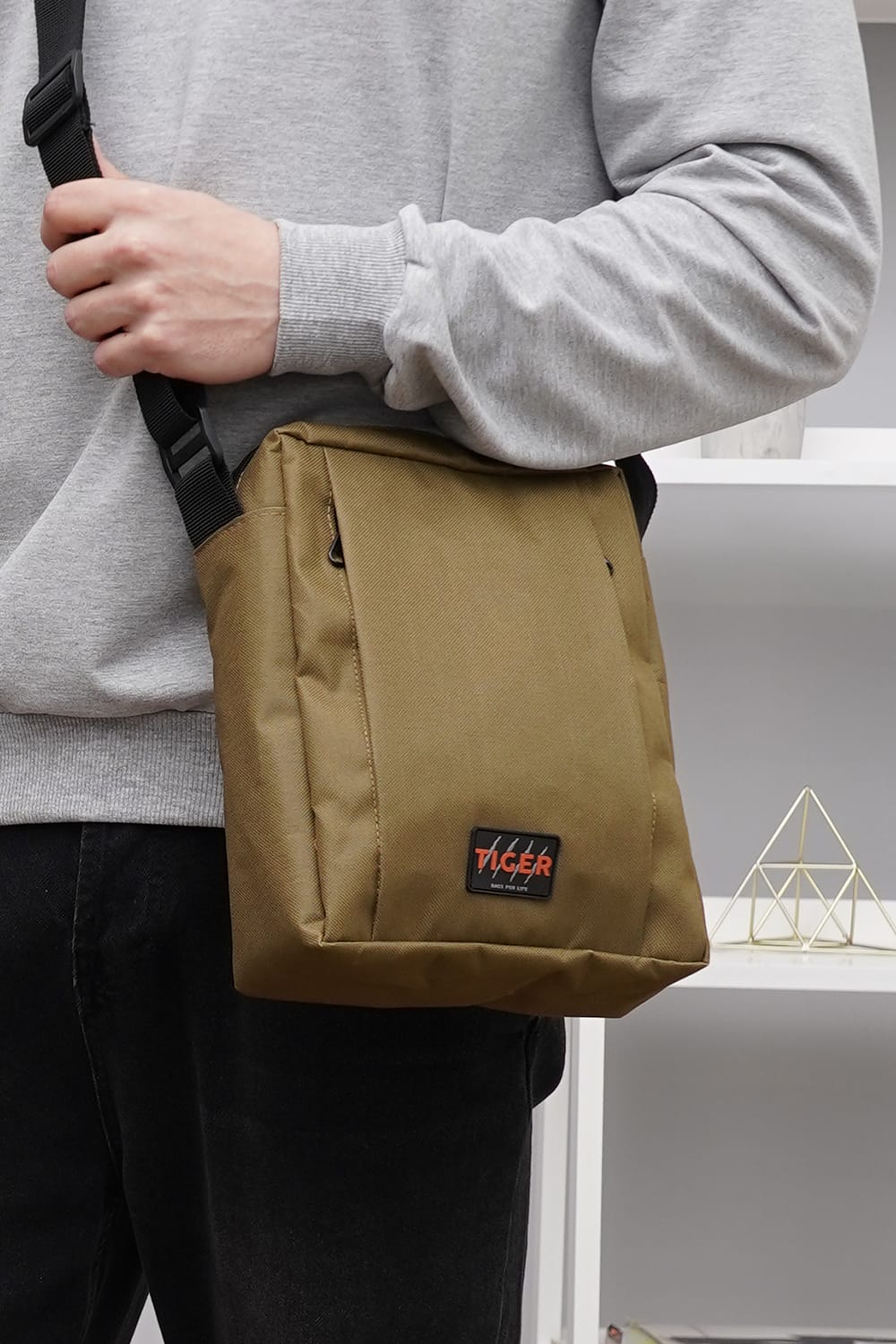 Сумка через плечо Tiger Direct койот