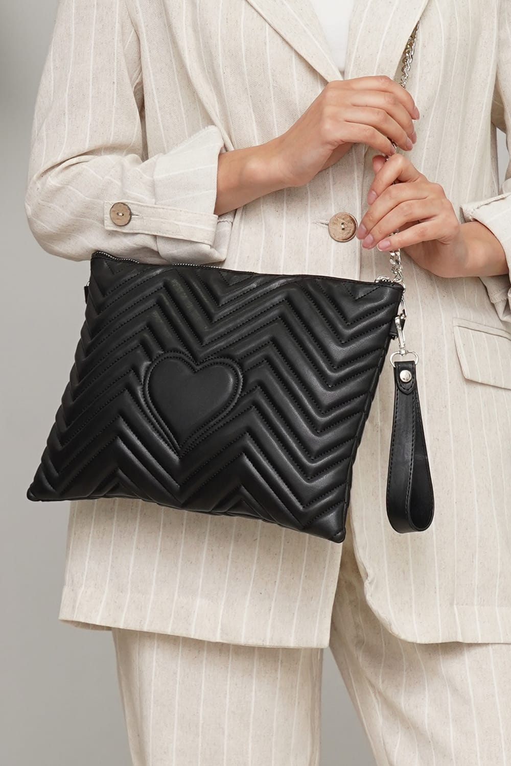 Сумка жіноча Tiger Present Чорний сердечко