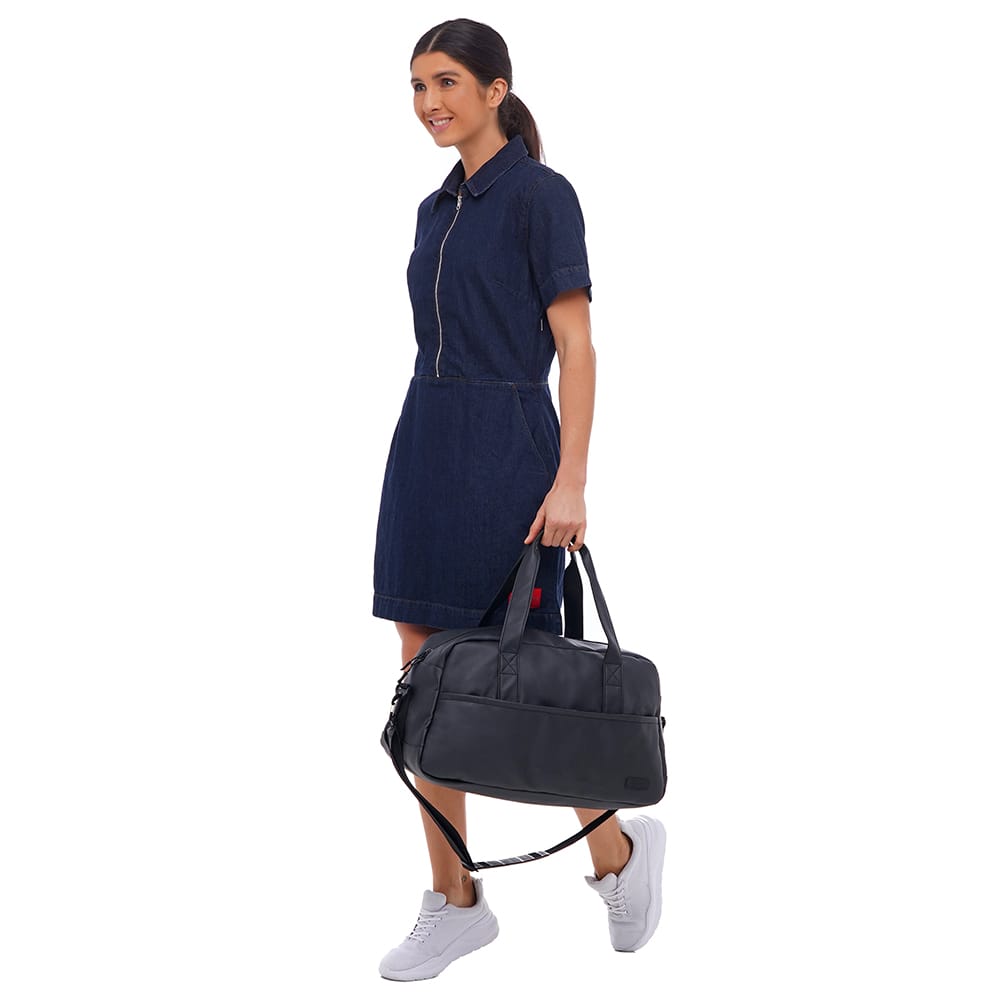 Дорожня сумка Tiger Long Pearl Чорний текстурний