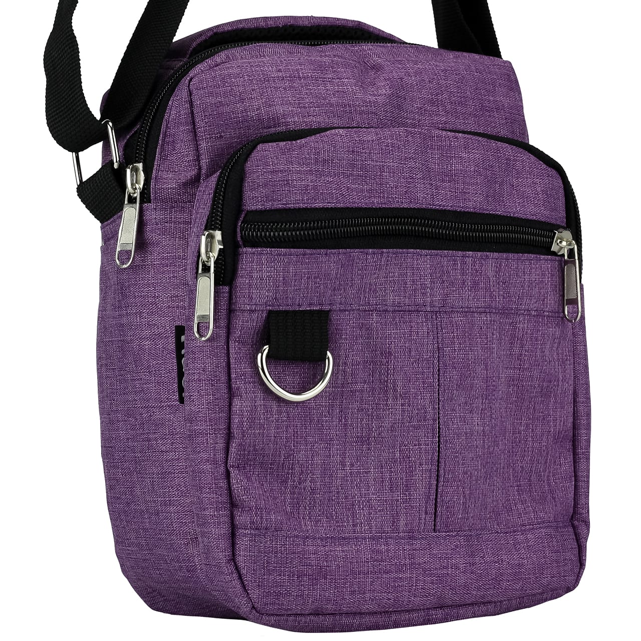 Сумка через плече Tiger Leo Котон бузковий