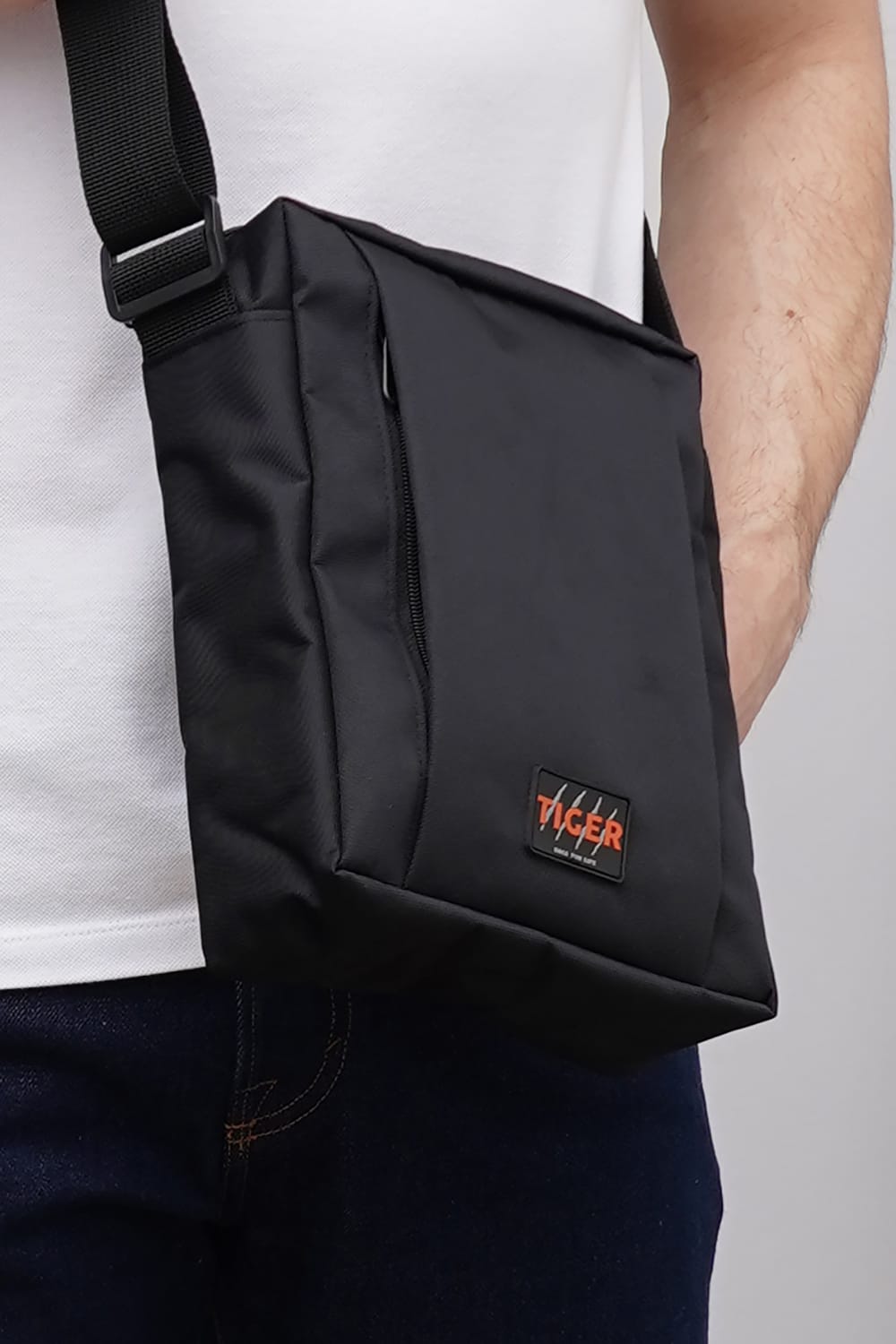 Сумка через плечо Tiger Direct чорний (Гучі)