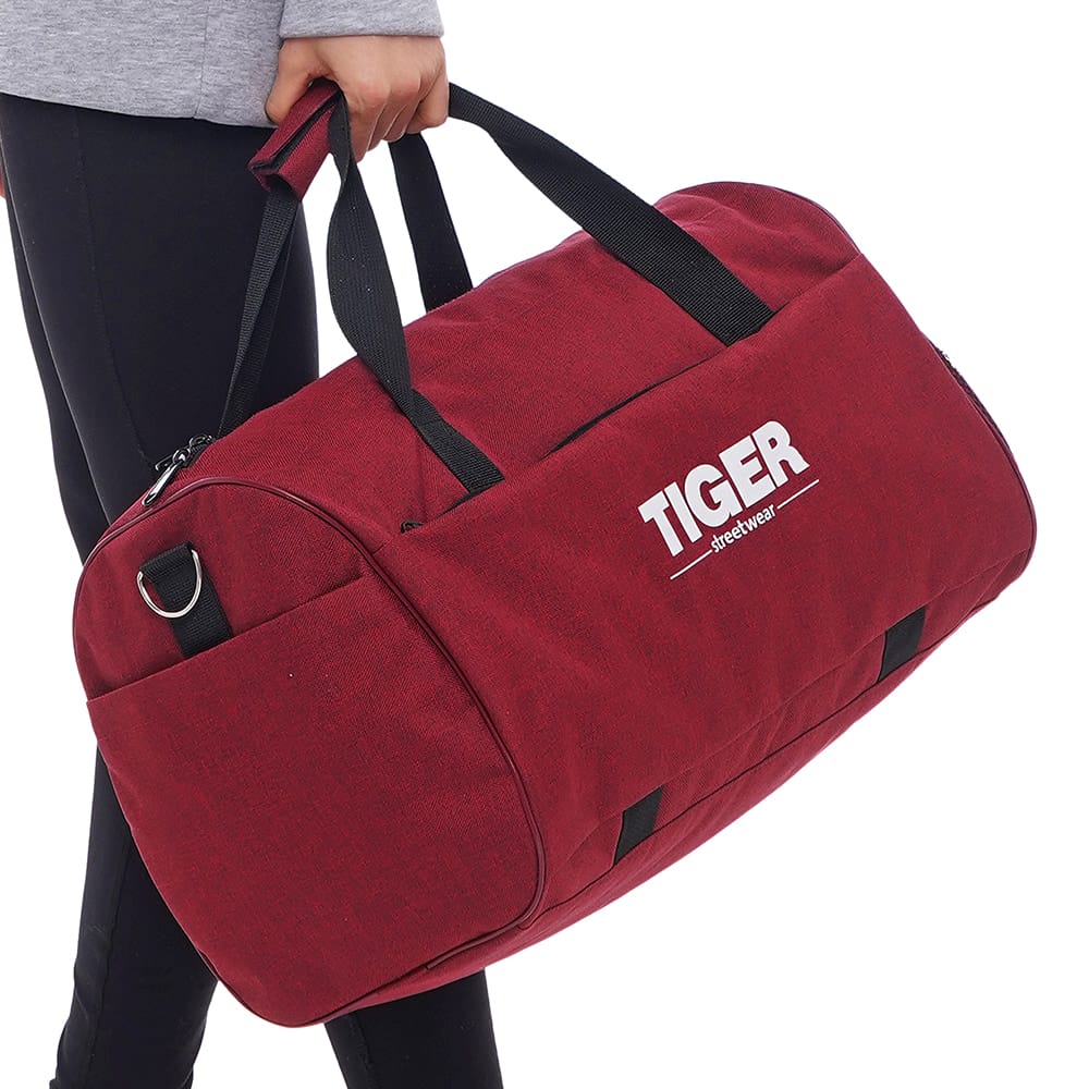 Дорожня сумка Tiger Space Air Print Котон бордо