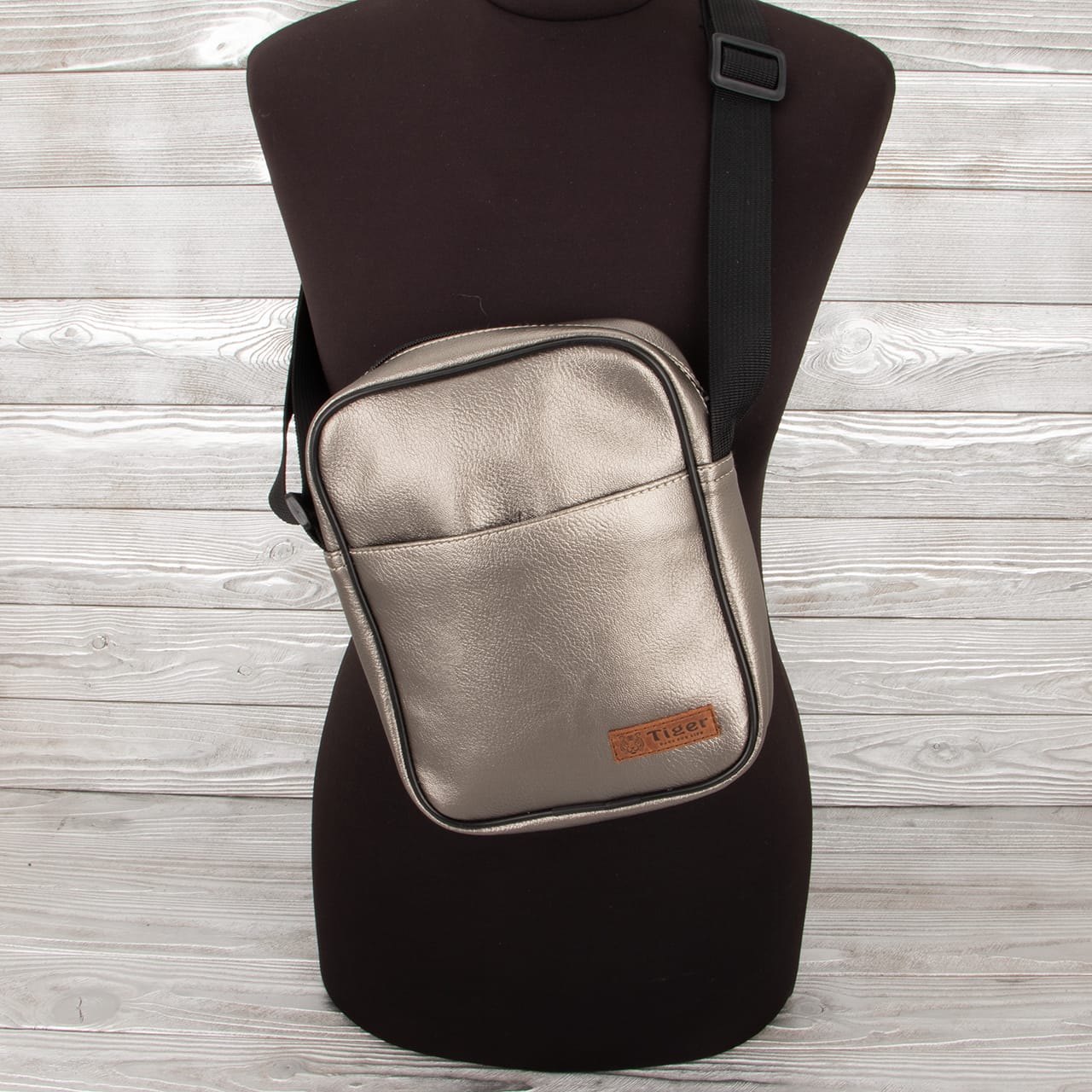 Сумка мужская через плече Tiger Mini Графіт