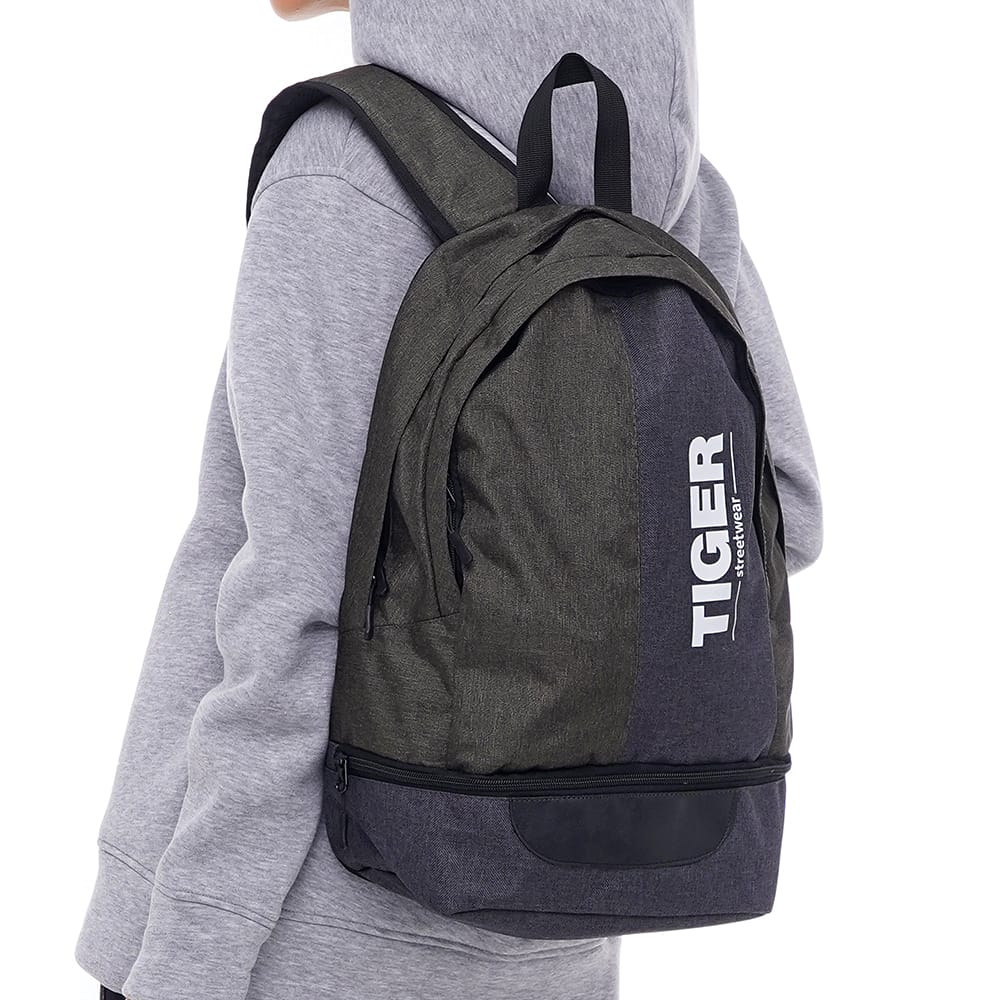 Міський рюкзак Tiger Class Print Котон хакі темний 2