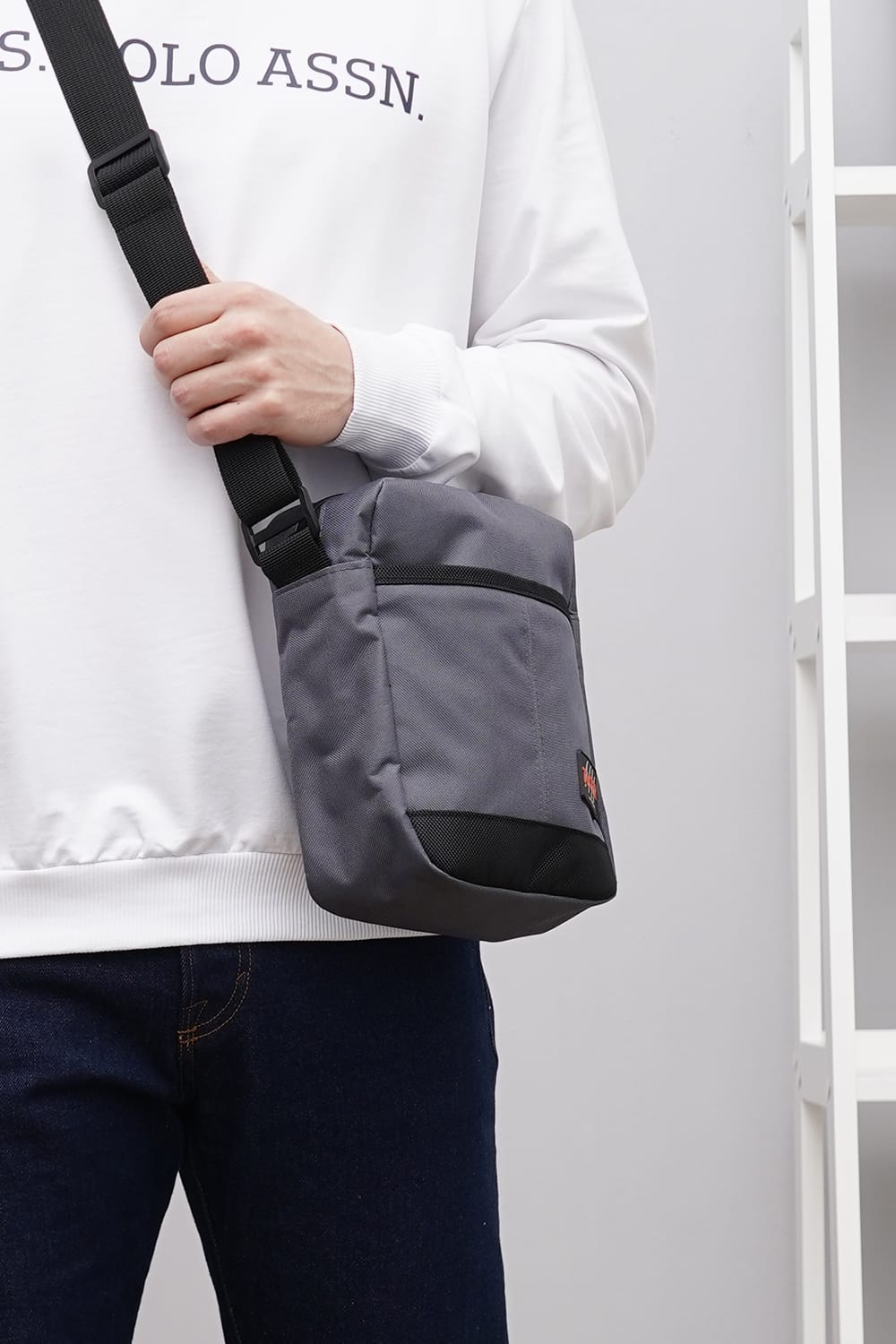 Сумка через плече Tiger Hip Сірий