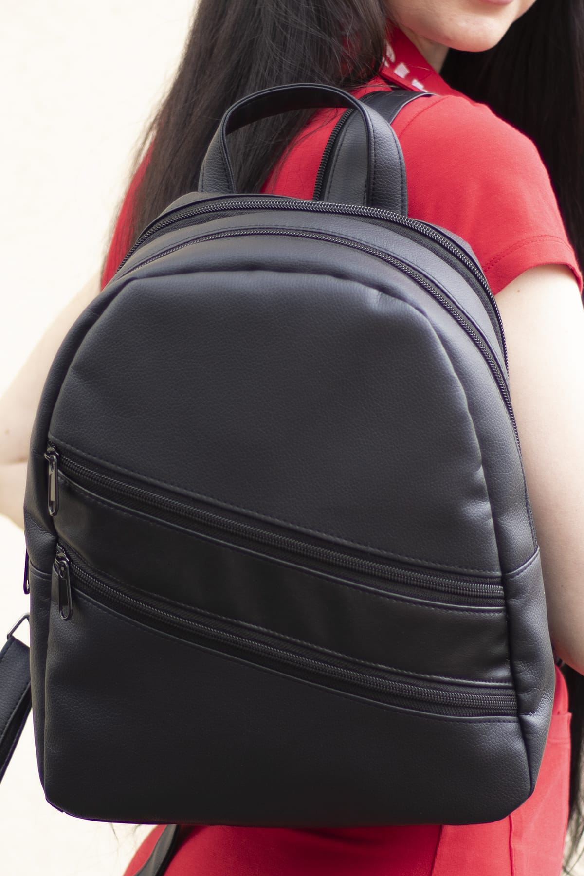 Рюкзак Tiger Eva Pearl Чорний текстурний