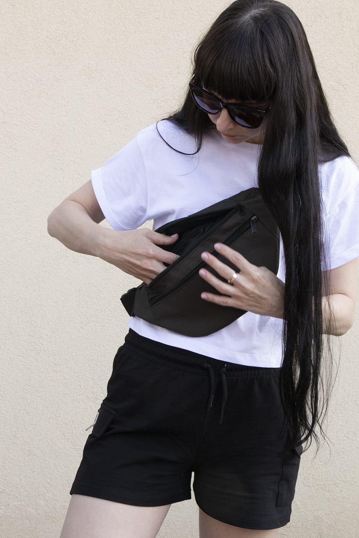 Сумка поясна Tiger Twix Хакі темний (Гучі)