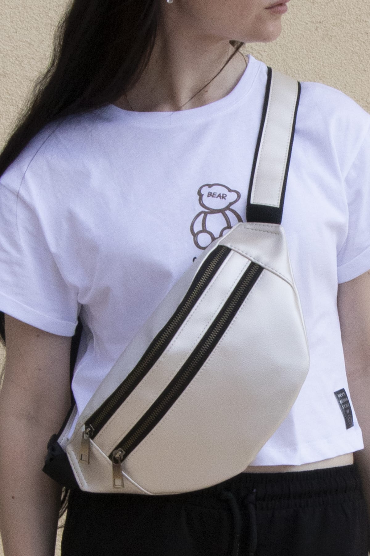 Сумка поясна Tiger Twix Pearl Lux Перлина