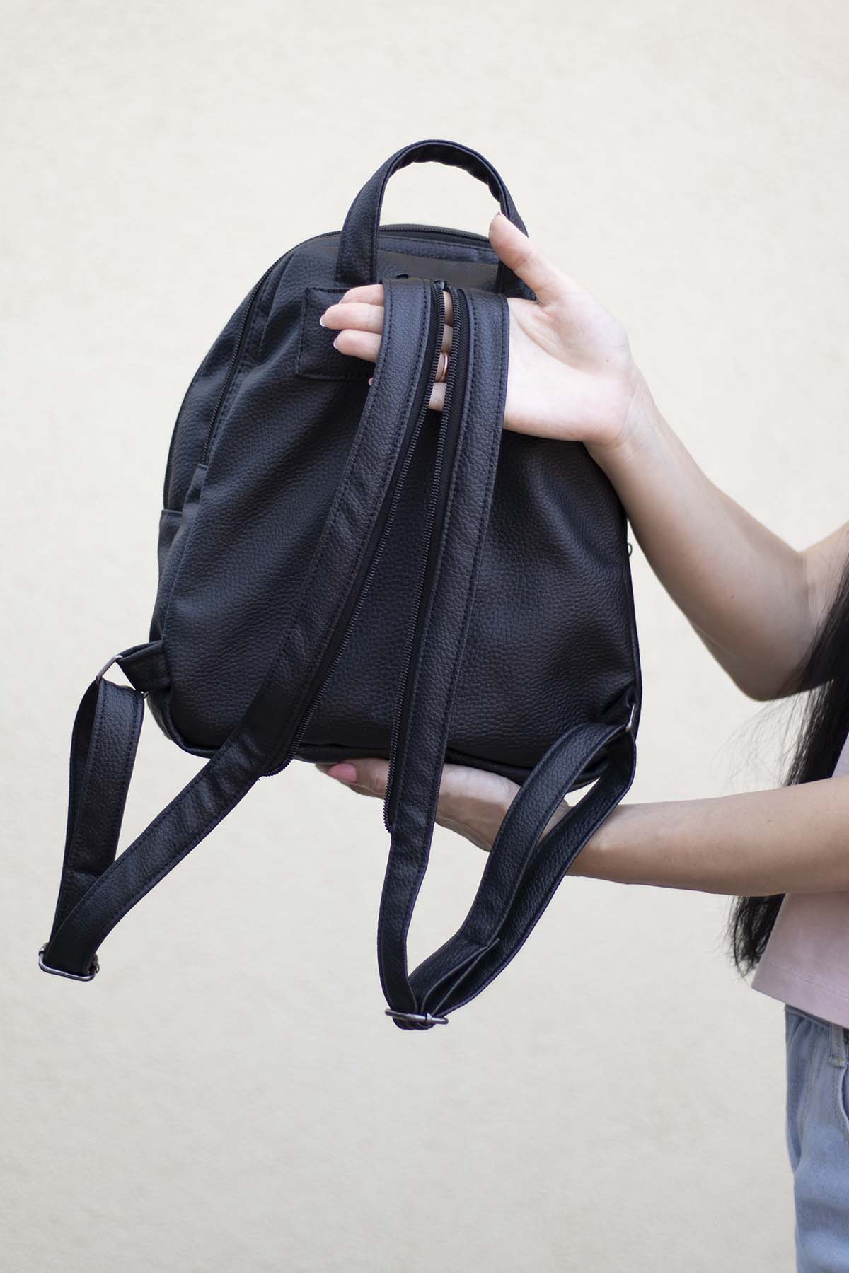 Рюкзак Tiger Eva Pearl Чорний текстурний-2